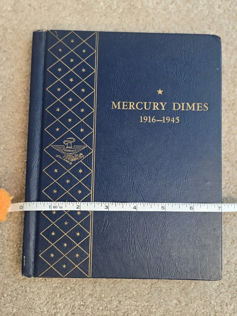 Used Whitman Mercury Dimes 1916-1945 Empty Coin Album Book #9413